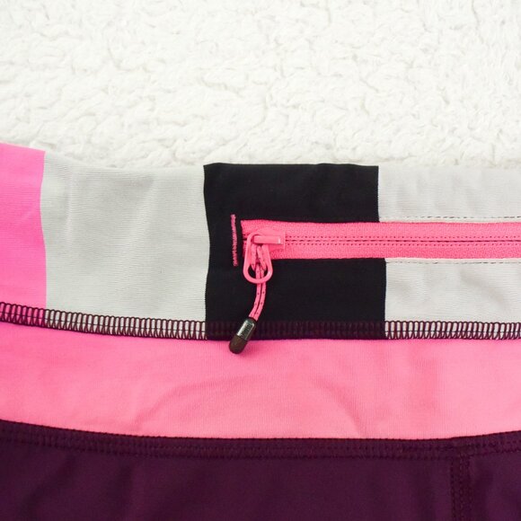 *Lululemon* Groovy Run Short in Plum/Raspberry Glo Light, size 4. - Picture 13 of 14